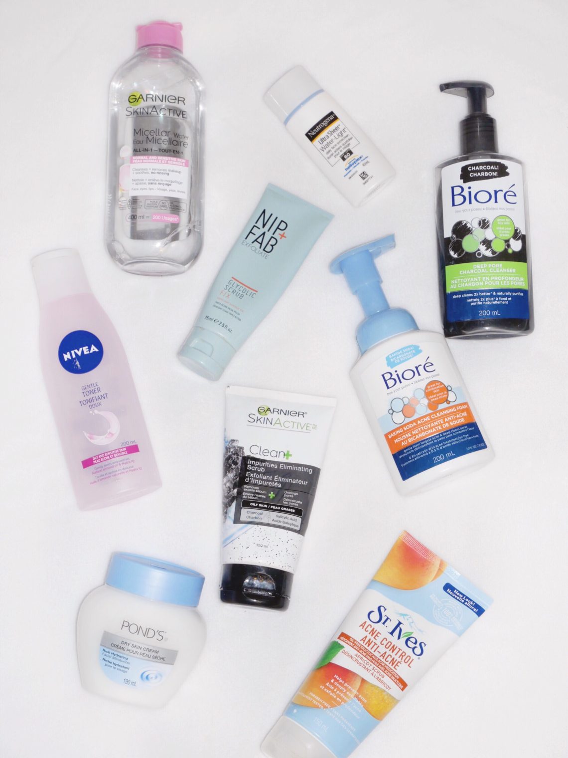 alt="top ten cheap drugstore skincare products that works"