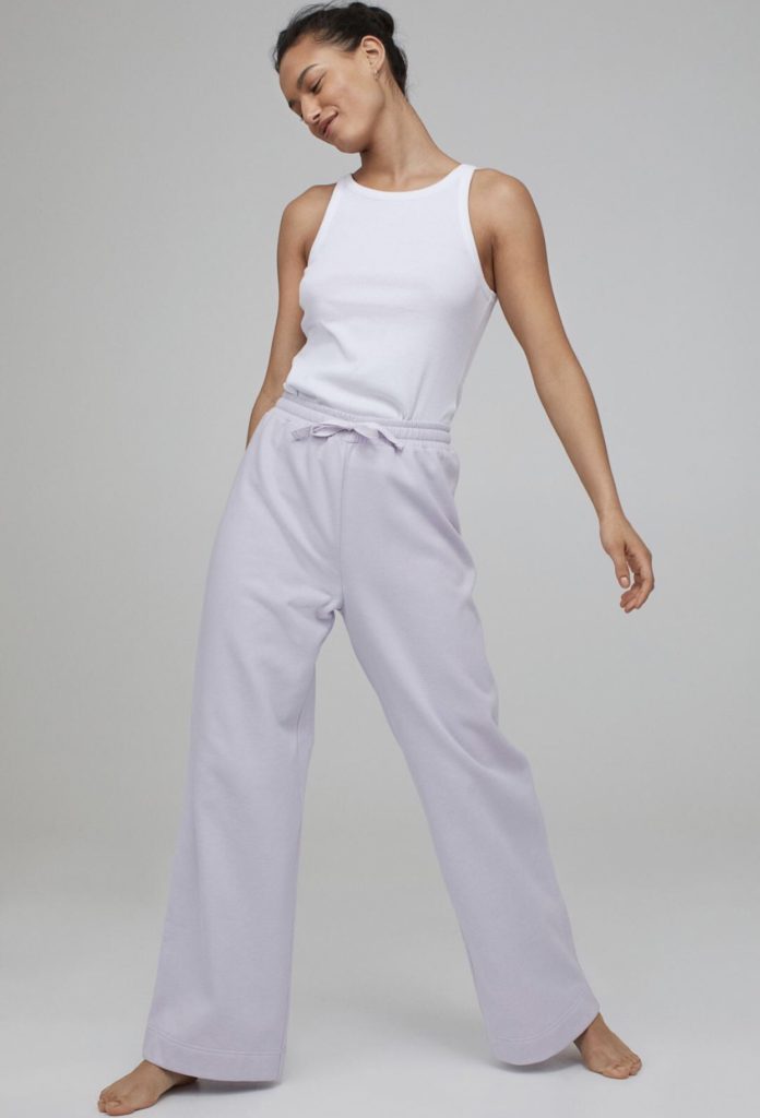 alt="Wide-cute Sweatpants H&M Loungewear 2021"
