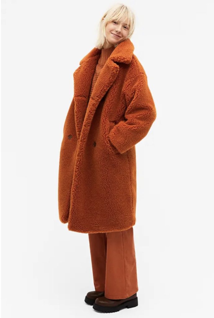 alt="Colorful Teddy Coat for Winter"