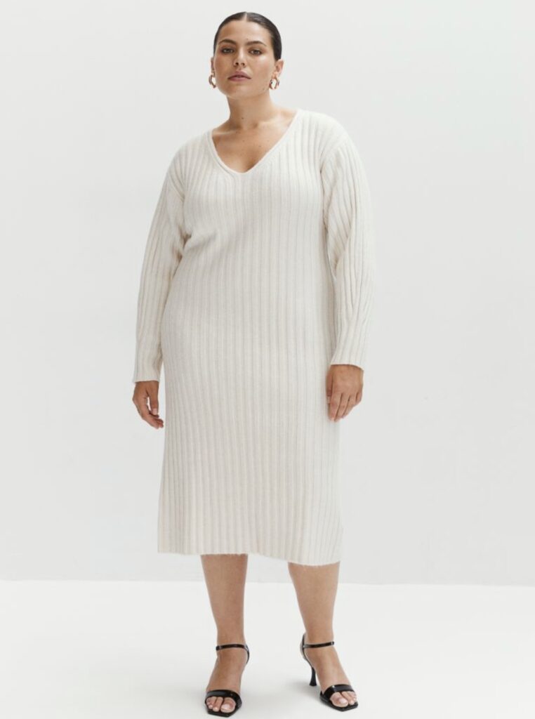 alt="Affordable Knit Dress for Fall"